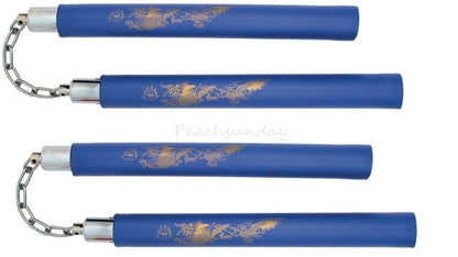 Twin pack of foam nunchucks