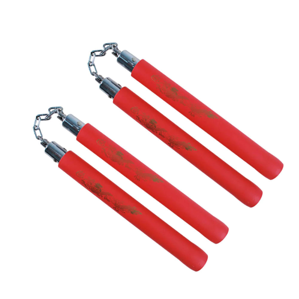 Twin pack of foam nunchucks